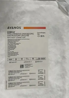 50-5020 Corflo Avanos Percutaneous Endoscopic Gastronomy Peg Kit