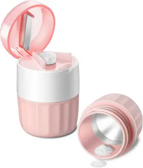 Ek-3104 Cotatoc Pill Crusher Fine Powder - 3-in-1 With Stainless Pink
