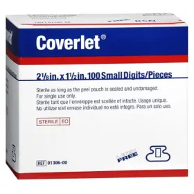 Coverlet 356640130660 Fingertip Tan Adhesive Strip 1 X 2 Inch Box Of 100