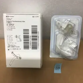 4.5pef Covidien Shiley Pediatric Tracheostomy Tubes 4.5 Lot Of 2