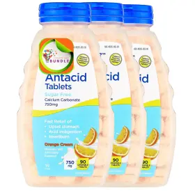 A5-gfkh-2emw Create And Bundle Extra Strength Sugar-free Antacid Chewable Tablets 90 Count Pack Of 3