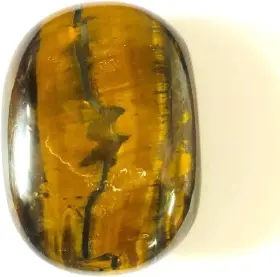 De11 Crystalmiracle Crys Tigers Eye 2.5 Inch Palmstone Crystal Healing Reiki Tiger
