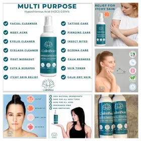 Culmboo 198715876055 2 Natural Hypochlorous Acid Spray Hocl Facial Face Skin Toner Restore Aftercare