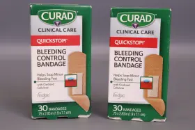 Curad 888277365998 Quickstop Flex-fabric Bandages 0.75x2.83 Inch 30/box Pack Of 2