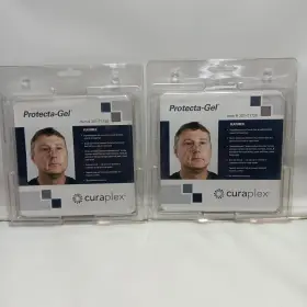 301-t1126 Curaplex Protecta-gel Comfort Nose And Cheek Large - New Lot Of 2