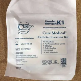 Cure-k1 Cure Insertion Kit Model K1 Expiration Date 06/28/2028 Pack Of 10