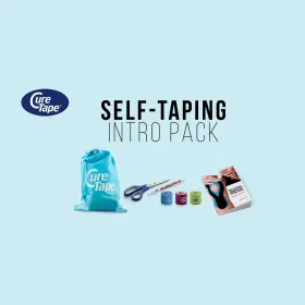 Curetape 719172261110 Self-taping Kinesiology Intro Bag 6 Item Pack Assorted Colors