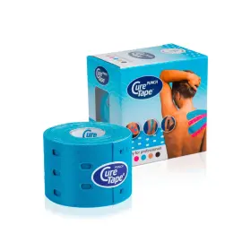 Curetape 8717624160653 Punch Kinesiology Tape 2 Inch X 16.5 Ft. Blue
