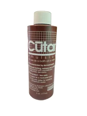 Cutar 794731005013 Emulsion Coal Tar Solution 6oz Topical 7.5 % For Psoriasis Read