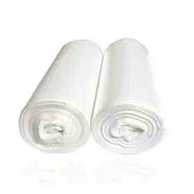Cy3lf 749789018591 3 Gallon Small Clear Bathroom Trash Bags Office Wastebasket Liners
