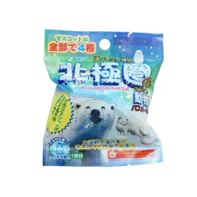 Daiso 525636299810 Blind Box Arctic Animal 4 Style Ramune Scent Bath Ball