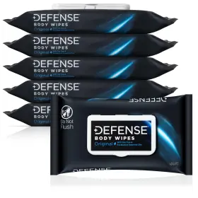 Mmdefensewipesflat6pack Defense Soap Body Wipes Natural Tea Tree Oil 40 Count Pack Wrestling Combat