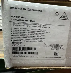 28107000 Depuy-mitek Hawkins Bell Self-retaining Sterilizing Case Only