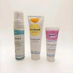 Dermarite 714196405043 Periguard Ointment Protect Renew Cream 3n1 Wash Lot Of 3 New Sealed