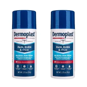 Dermoplast 0588 Pain Relief .spray 2.75 Ounce Pack Burn Itch Minor Cuts Burns Bites