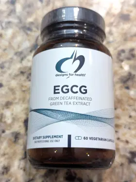 2027 Designs For Health 879452000292 Egcg Decaffeinated Green Tea Extract 60 Capsules Exp 08/2027