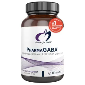 Designs For Health 879452002890 Chewable Gaba - 200mg Pharmagaba Chewables Fermented