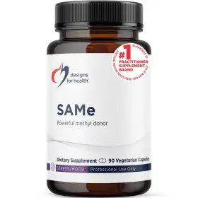 5-mthf Designs For Health Sam090 200mg S Adenosylmethionine Supplement 90 Capsules Same