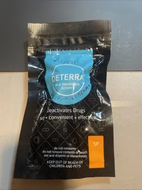 Deterra 864583000303 Drug Deactivation System Pouches -small Pouch Medication Disposal