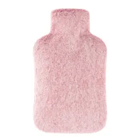 Dic-ca-tm-1 Dicever Hot Water Bottle With Luxury Cosy Faux Fur Cover 2l Pink