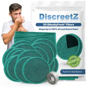 Discreetz 850015519000 Gas Pads Absorb Odors And Sound Activated Charcoal Odor Absorber Flatulence