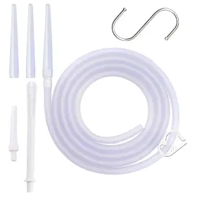 Hfspvctb0001 Diuciuhr Enema Tube 5.8 Ft Hose With Easy Install Nozzle Tips For Comforta