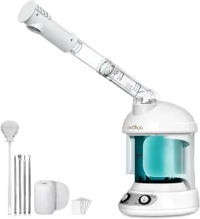 2328 Dkurqg Facial Steamer Nano Ionic Face For Deep Cleaning Blue