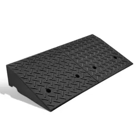 Dna Motoring 194286324445 Rubber Curb Ramp 6.9 Rise Heavy Duty 39 L X 19.5 W For Loading Dock Tools-00653