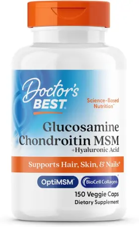 Doctors Best 753950002715 Glucosamine Chondroitin Msm Hyaluronic Acid 150 Caps