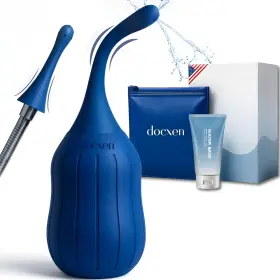 Docxen 770035179039 Enemas Anal Douches For Men Women Lifetime Warranty Silicone Enema Bulb An