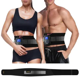 Domas 606814250480 Ab Belt Abdominal Muscle Toner- Abs Stimulator With 6 Modes Electronic