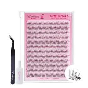 Fish132 Dorisue 132 Pieces Luxury Lash Clusters Kit - 1 Count Pack Of Black