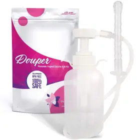 Douper 645635365317 Reusable Vaginal Cleansing System Excellent Cleanser Douche F