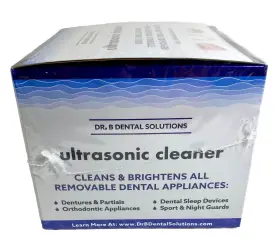 Dr. B Dental Solutions 850927007053 Ultrasonic Cleaner New And Improved Design In Package