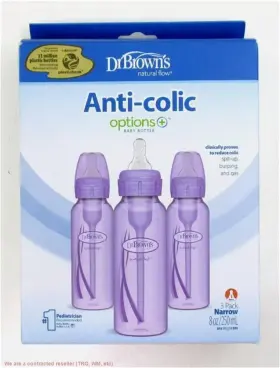 Sb83505-p3 Dr. Browns Options Baby Bottle - Purple 3pk
