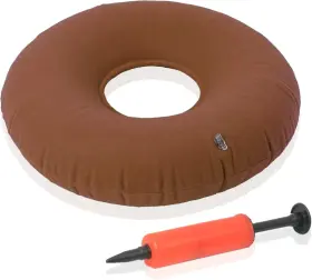 Bd14191 Dr. Fredericks Original Inflatable Donut Pillow - 15 Inch Inches Red
