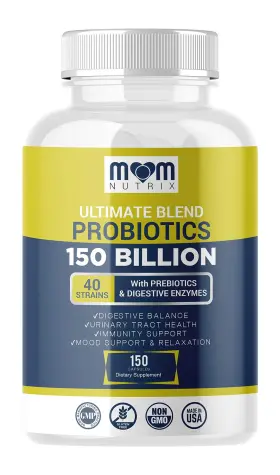 4530087u Dr. Joels Probiotic Supplements 150 Billion Cfu 40 Strain Shelf Stable Capsules Organic