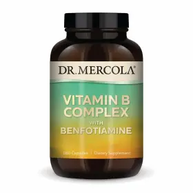 10270 Dr. Mercola Vitamin B Complex With Benfotiamine 180 Capsules Supports Cellular