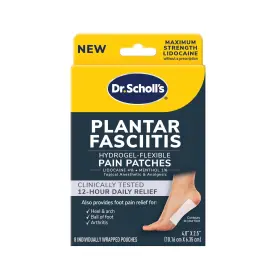 Dr. Scholl S 888853003771 Scholls Plantar Fasciitis Pain Patches With Hydrogel Flexible
