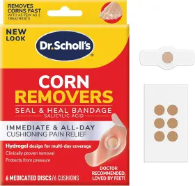 00111694 Dr. Scholls Corn Removers Seal And Heal Bandage With 6 Count Pack Of 1