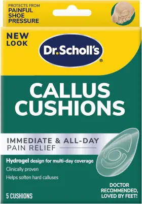 Dr. Scholls 011017409625 Callus Cushions With Hydrogel Technology 5 Ct // White