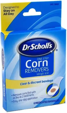 Dr. Scholls 311017104507 Onestep Corn Removers 6 Count Medicated Bandages