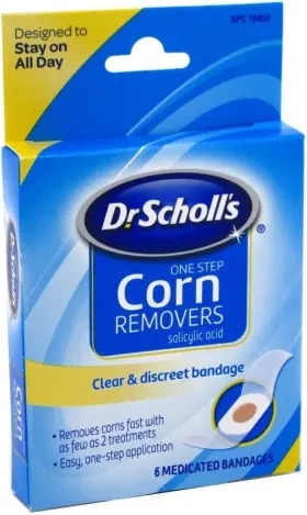 695815 Dr. Scholls Corn Remover One Step Maximum Strength 6 Count Pack Of 2