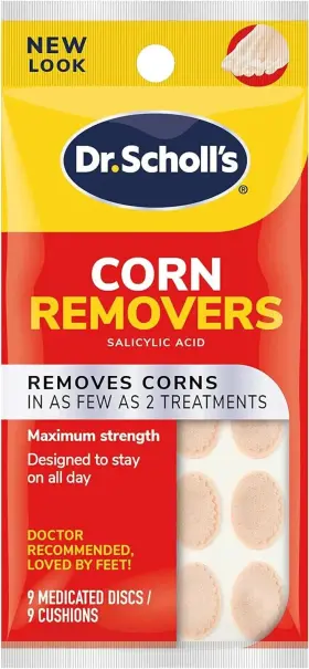 I00111694 Dr. Scholls Corn Removers 9 Ct Removes Corns 2 Packs