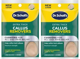 B0c62htwfr Dr. Scholls Sup 8980386 6.56 Extra Thick Callus Remover 4ct // Helps Soften Hard Calluses