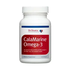 Cal10 Dr. Sinatra Omega 3 Supplement 60 Softgels Cal Calamarine Clinical Grade Brain Heart
