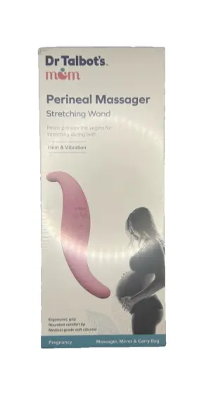 Dtmom-27010 Dr. Talbots Mom Perineal Massager Wand Heat Vibration Carry Bag