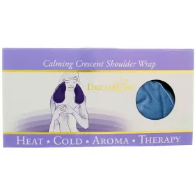 Dreamtime 609079095094 Aromatherapy Calming Crescent Hot And Cold Shoulder Wrap Blue