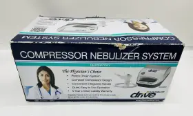 Mq5700s Drive Medneb Compressor Nebulizer White With Reusable And Disposable Kit