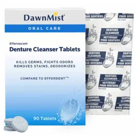 Den6290 Dukal Dawn Mist Denture Cleaner Tablet 90 Ct